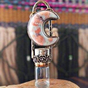 Agate rollerball pendant